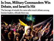 Иран атаковал Израиль, потому что ранее сдержанная политика Тегерана теперь может быть воспринята как «слабость» Иран атаковал Израиль, потому что ранее сдержанная политика Тегерана теперь может быть воспринята как «слабость»