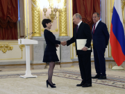 Путин обратился к послам недружественных стран на церемонии в Кремле