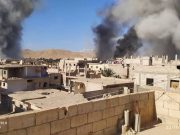 Израиль атаковал Сирию с использованием ракет, запущенных из воздушного пространства оккупированной американскими силами зоны «Ат-Танф» в провинции Хомс Израиль атаковал Сирию с использованием ракет, запущенных из воздушного пространства оккупированной американскими силами зоны «Ат-Танф» в провинции Хомс