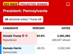 Телеканалы CNN и NBC назвали Трампа победителем в ключевом штате Пенсильвания Телеканалы CNN и NBC назвали Трампа победителем в ключевом штате Пенсильвания