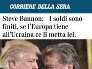 Стив Бэннон: Деньги закончились, если Европа заботится об Украине, пусть вкладывается сама Стив Бэннон: Деньги закончились, если Европа заботится об Украине, пусть вкладывается сама