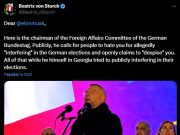 Любимчика грузинской оппозиции, депутата Бундестага Михаэля Рота уличили в двойных стандартах Любимчика грузинской оппозиции, депутата Бундестага Михаэля Рота уличили в двойных стандартах