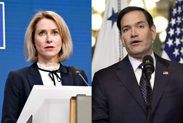 Встреча госсекретаря США Марко Рубио и Каи Каллас была отменена Встреча госсекретаря США Марко Рубио и Каи Каллас была отменена