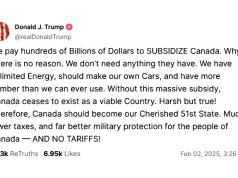 «Канада должна стать 51-м штатом»: Трамп снова обратился к соседям «Канада должна стать 51-м штатом»: Трамп снова обратился к соседям