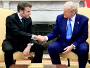 Еще с пресс-конференции Трампа и Макрона Еще с пресс-конференции Трампа и Макрона