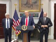 Трамп объявил о привлечении инвестиций в размере 100,000,000,000$ Трамп объявил о привлечении инвестиций в размере 100,000,000,000$