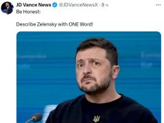 Вэнс в своём Х просит описать Зеленского одним словом Вэнс в своём Х просит описать Зеленского одним словом