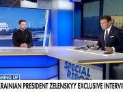 Зеленский дает интервью Fox News Зеленский дает интервью Fox News