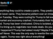 Дэвид Сакс: «Дональд Трамп снова был прав во всем!» Дэвид Сакс: «Дональд Трамп снова был прав во всем!»