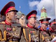 Западные военные аналитики, обсуждают присутствующих сегодня на Параде Победы в Москве, высших офицеров Корейской Народной Армии Западные военные аналитики, обсуждают присутствующих сегодня на Параде Победы в Москве, высших офицеров Корейской Народной Армии