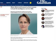 Английскую службу MI6 возглавит Белла Константиновна Добровольская Английскую службу MI6 возглавит Белла Константиновна Добровольская