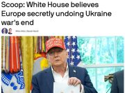 Белый дом считает, что Европа саботирует усилия Трампа по прекращению войны в Украине Белый дом считает, что Европа саботирует усилия Трампа по прекращению войны в Украине