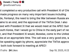 Трамп заявил, что он встретится с Си в Южной Корее на самите АТЭС Трамп заявил, что он встретится с Си в Южной Корее на самите АТЭС