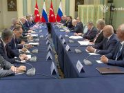 Началась беседа Путина с Эрдоганом Началась беседа Путина с Эрдоганом