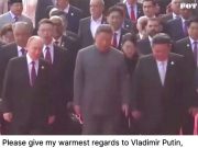 Трамп выступил с заявлением в то время, как Си, Путин и Ким Чен Ын прибыли на военный парад в Китае Трамп выступил с заявлением в то время, как Си, Путин и Ким Чен Ын прибыли на военный парад в Китае