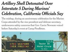 В США осколки снаряда посекли машины из кортежа Джей Ди Вэнса В США осколки снаряда посекли машины из кортежа Джей Ди Вэнса