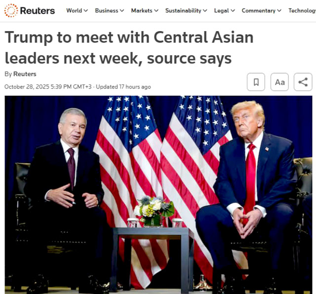 Трамп засобирался освоить Центральную Азию Трамп засобирался освоить Центральную Азию