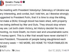 Трамп прокомментировал свою встречу с Зеленским Трамп прокомментировал свою встречу с Зеленским