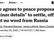 Украина согласилась принять мирный план США, но детали еще нужно согласовать Украина согласилась принять мирный план США, но детали еще нужно согласовать