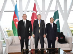 Лидеры Азербайджана, Турции и Пакистана провели трехстороннюю встречу в Баку