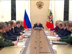 Владимир Путин провёл оперативное совещание с членами Совета Безопасности Владимир Путин провёл оперативное совещание с членами Совета Безопасности