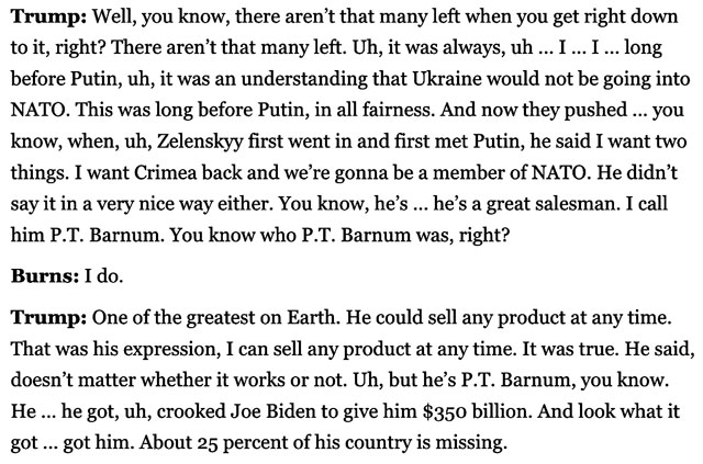 Трамп сравнил Зеленского с основателем бродячего цирка Финеасом Тейлором Барнумом Трамп сравнил Зеленского с основателем бродячего цирка Финеасом Тейлором Барнумом
