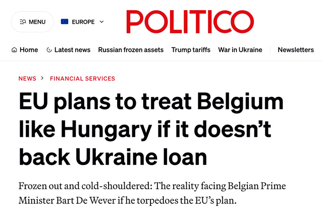 Евросоюз угрожает премьеру Бельгии отстранить его от дел Евросоюз угрожает премьеру Бельгии отстранить его от дел