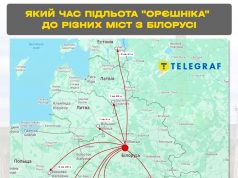 Время подлёта «Орешника» из Беларуси до Киева составит полторы минуты Время подлёта «Орешника» из Беларуси до Киева составит полторы минуты