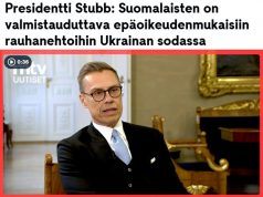 Президент Финляндии: Нужно готовиться к несправедливым для Украины условиям мира Президент Финляндии: Нужно готовиться к несправедливым для Украины условиям мира