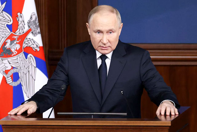 Заключительные заявления Путина на коллегии Минобороны Заключительные заявления Путина на коллегии Минобороны