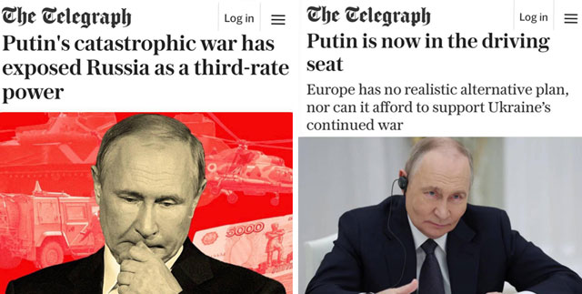 The Telegraph 2022 VS The Telegraph 2025 The Telegraph 2022 VS The Telegraph 2025