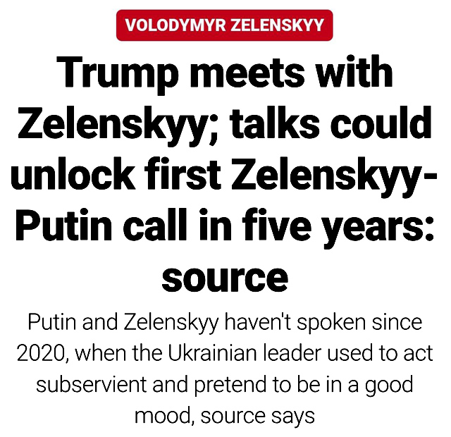 Вчерашние переговоры в США могут привести к телефонному разговору Зеленского с Путиным Вчерашние переговоры в США могут привести к телефонному разговору Зеленского с Путиным