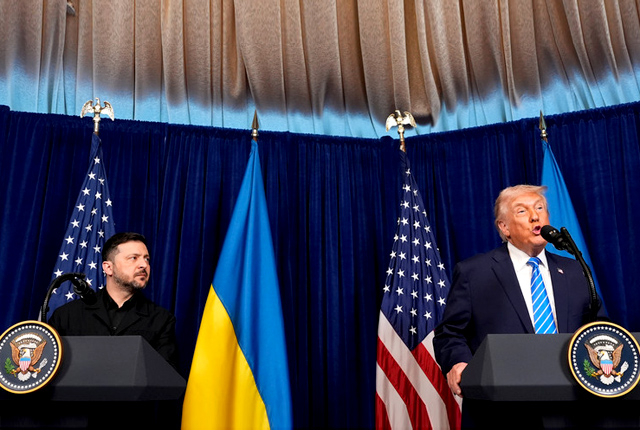 Трамп после встречи с Зеленским заявил, что территориальный вопрос в украинском конфликте всё еще не решен Трамп после встречи с Зеленским заявил, что территориальный вопрос в украинском конфликте всё еще не решен