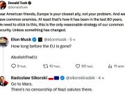 Руководство Польши вступило в Х в полемику с Белым домом и Илоном Маском Руководство Польши вступило в Х в полемику с Белым домом и Илоном Маском