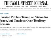 Трамп заявил лидерам Германии, Франции и Британии, что они должны оказывать давление на Зеленского Трамп заявил лидерам Германии, Франции и Британии, что они должны оказывать давление на Зеленского