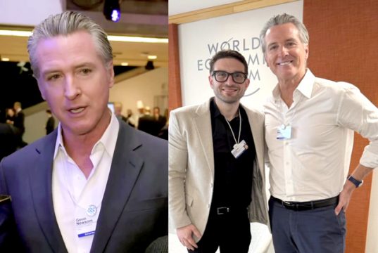 Алекс Сорос и Гэвин Ньюсом — лица антитрамповского сопротивления в Давосе Алекс Сорос и Гэвин Ньюсом — лица антитрамповского сопротивления в Давосе