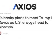 Зеленский завтра встретится с Трампом в Давосе, сообщает Axios со ссылкой на украинского чиновника Зеленский завтра встретится с Трампом в Давосе, сообщает Axios со ссылкой на украинского чиновника