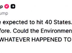 Дональд Трамп: Ожидается рекордная волна холода, которая накроет 40 штатов Трамп поставил под сомнение глобальное потепление и посмеялся над эко-активистами из-за надвигающихся на США морозов
