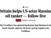 Британия участвовала в операции США по захвату российского нефтяного танкера около Исландии Британия участвовала в операции США по захвату российского нефтяного танкера около Исландии