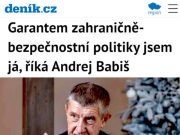 Победить Россию невозможно, а рассчитывать на то, что ЕС сможет это сделать, значит обманывать себя, заявил бывший премьер Чехии Андрей Бабиш Победить Россию невозможно, а рассчитывать на то, что ЕС сможет это сделать, значит обманывать себя, заявил бывший премьер Чехии Андрей Бабиш
