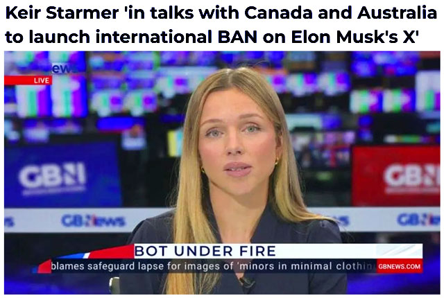 Британия проводит переговоры с Канадой и Австралией с целью объединенного запрета соцсети Х (Twitter) Британия проводит переговоры с Канадой и Австралией с целью объединенного запрета соцсети Х (Twitter)