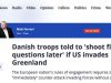 Минобороны Дании заявляет, что в случае вторжения США в Гренландию датские солдаты «сначала будут стрелять, а потом задавать вопросы», передает LBC Минобороны Дании заявляет, что в случае вторжения США в Гренландию датские солдаты «сначала будут стрелять, а потом задавать вопросы», передает LBC