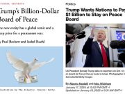 Трамп хочет создать свой аналог ООН с входным прайсом в миллиард долларов Трамп хочет создать свой аналог ООН с входным прайсом в миллиард долларов