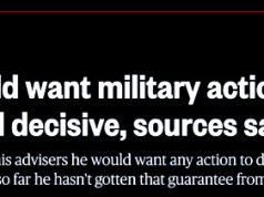 Трамп хочет, чтобы любое военное вмешательство США в Иране было быстрым и привело к падению режима Трамп хочет, чтобы любое военное вмешательство США в Иране было быстрым и привело к падению режима