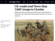 Франция и Британия хотят отправить в Украину до 15 тыс. военных Франция и Британия хотят отправить в Украину до 15 тыс. военных