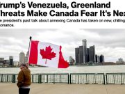 Канада опасается, что может стать следующей целью президента Трампа после Венесуэлы и Гренландии, сообщает Bloomberg Канада опасается, что может стать следующей целью президента Трампа после Венесуэлы и Гренландии, сообщает Bloomberg