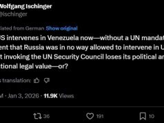 Удары США по Венесуэле ставят под сомнение аргумент о том что России нельзя было вмешиваться в дела Украины Удары США по Венесуэле ставят под сомнение аргумент о том что России нельзя было вмешиваться в дела Украины