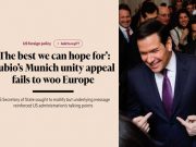 В Европе не вызвало эйфории вчерашнее выступление госсекретаря США Рубио В Европе не вызвало эйфории вчерашнее выступление госсекретаря США Рубио