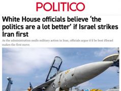 Старшие советники Трампа хотят, чтобы Израиль первым нанес удар по Ирану, сообщает Politico со ссылкой на источники Старшие советники Трампа хотят, чтобы Израиль первым нанес удар по Ирану, сообщает Politico со ссылкой на источники
