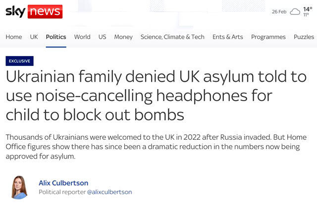 В Британии отказали в продлении убежища украинской семье В Британии отказали в продлении убежища украинской семье